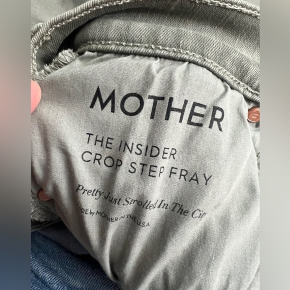MOTHER- Insider Crop Step Fray - Picture 5 of 8